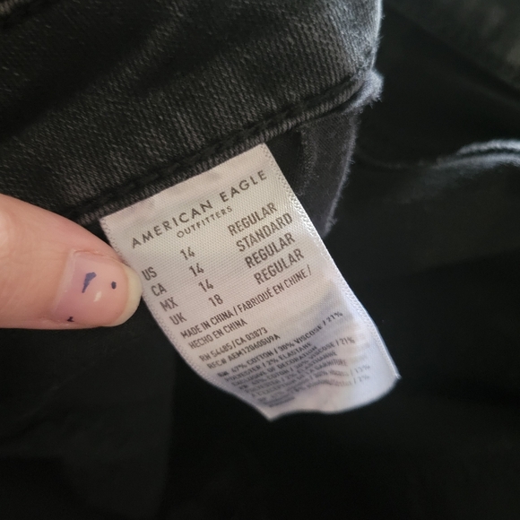 American Eagle Outfitters Super High Rise Jeggings size 14 - Picture 3 of 3